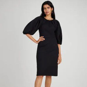 Kate Spade EUC Ponte Pleated-shoulder Dress